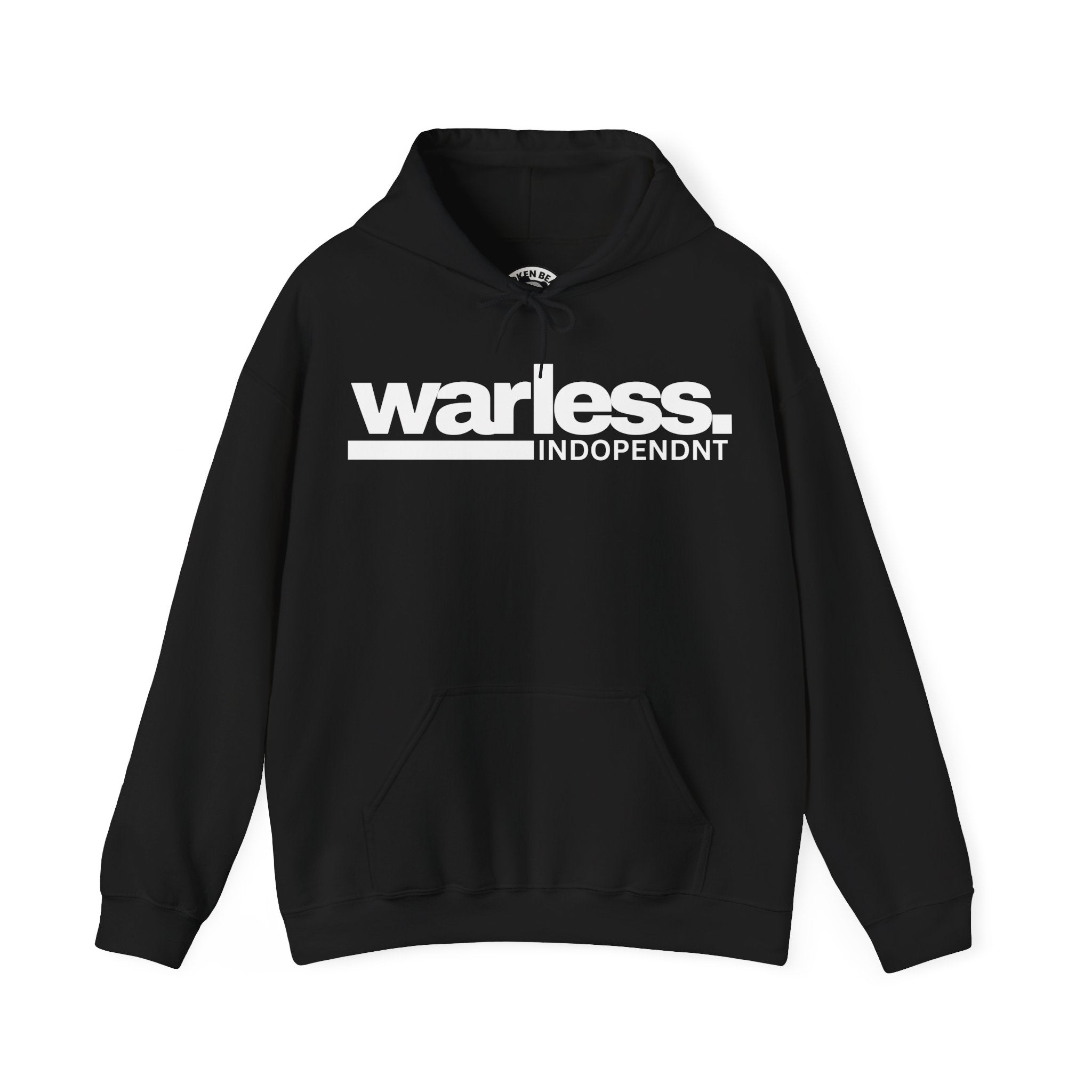 Warless Indopendnt Hoodie — GLOBAL BLACK OUT!!!