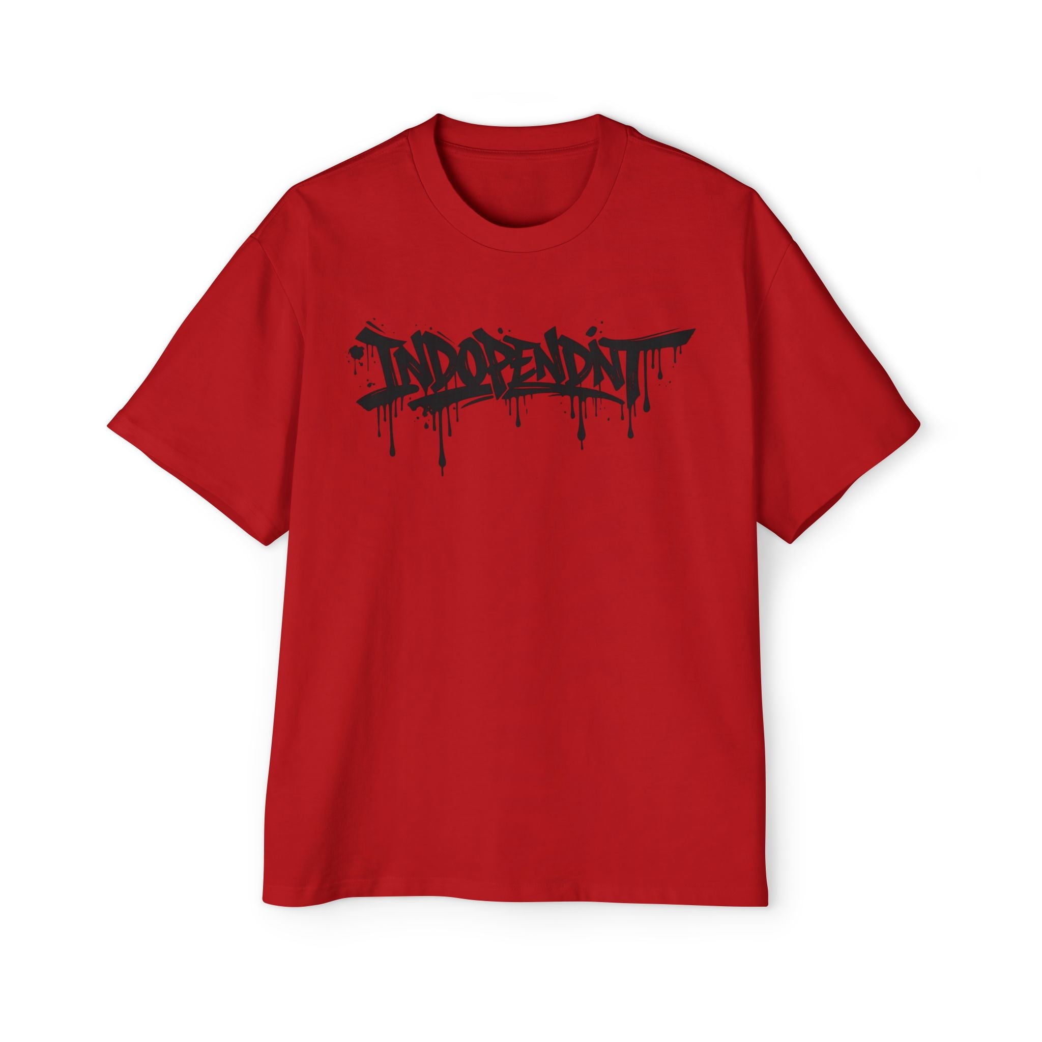 Independent Graffiti Tee — Oversized Men's Streetwear Shirt