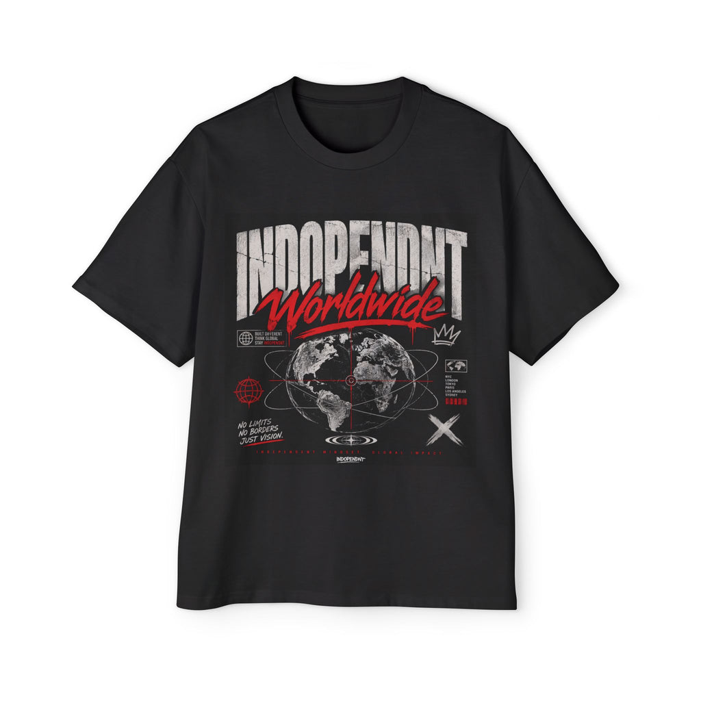 Graphic Tee — "Independent Worldwide" Oversized Men’s T-Shirt