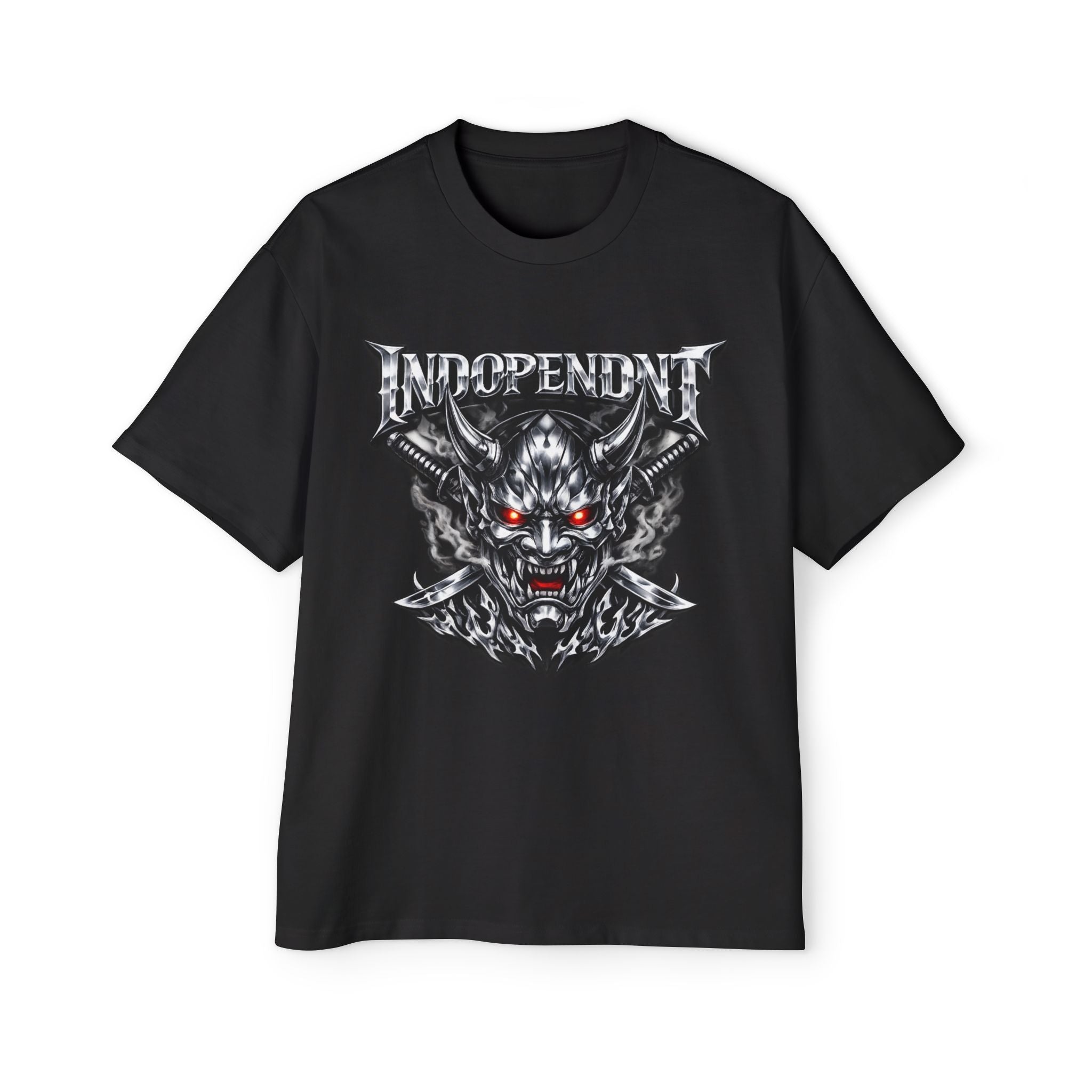 Independent Demon Skull Tee - Men’s Oversized Graphic T‑Shirt