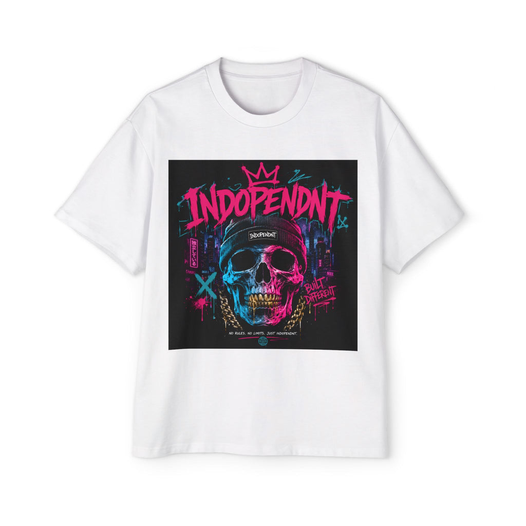 Independent Skull Graphic Tee — Oversized Men’s Streetwear T-Shirt