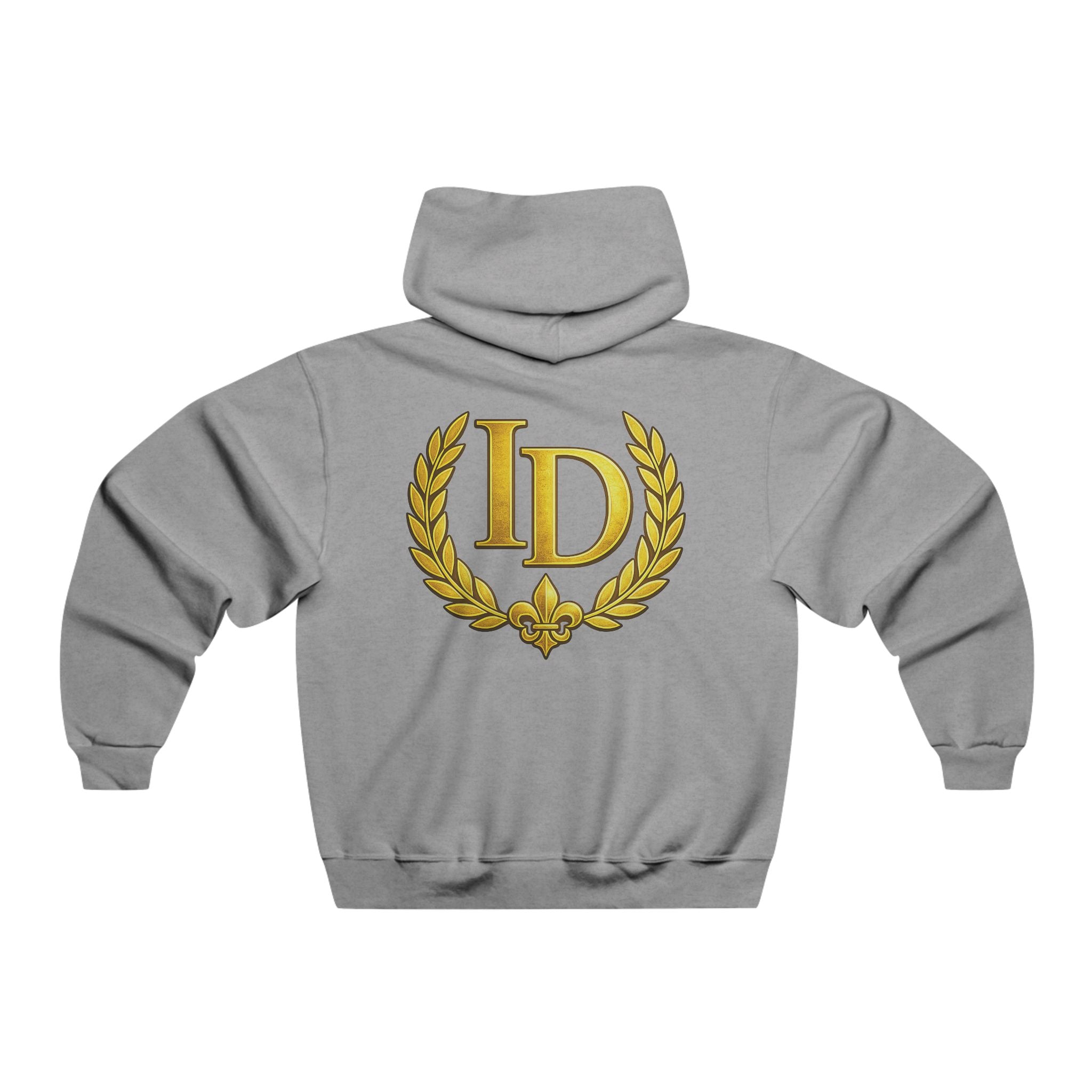 Indopendents Script Hoodie — Gold Crest Back Print