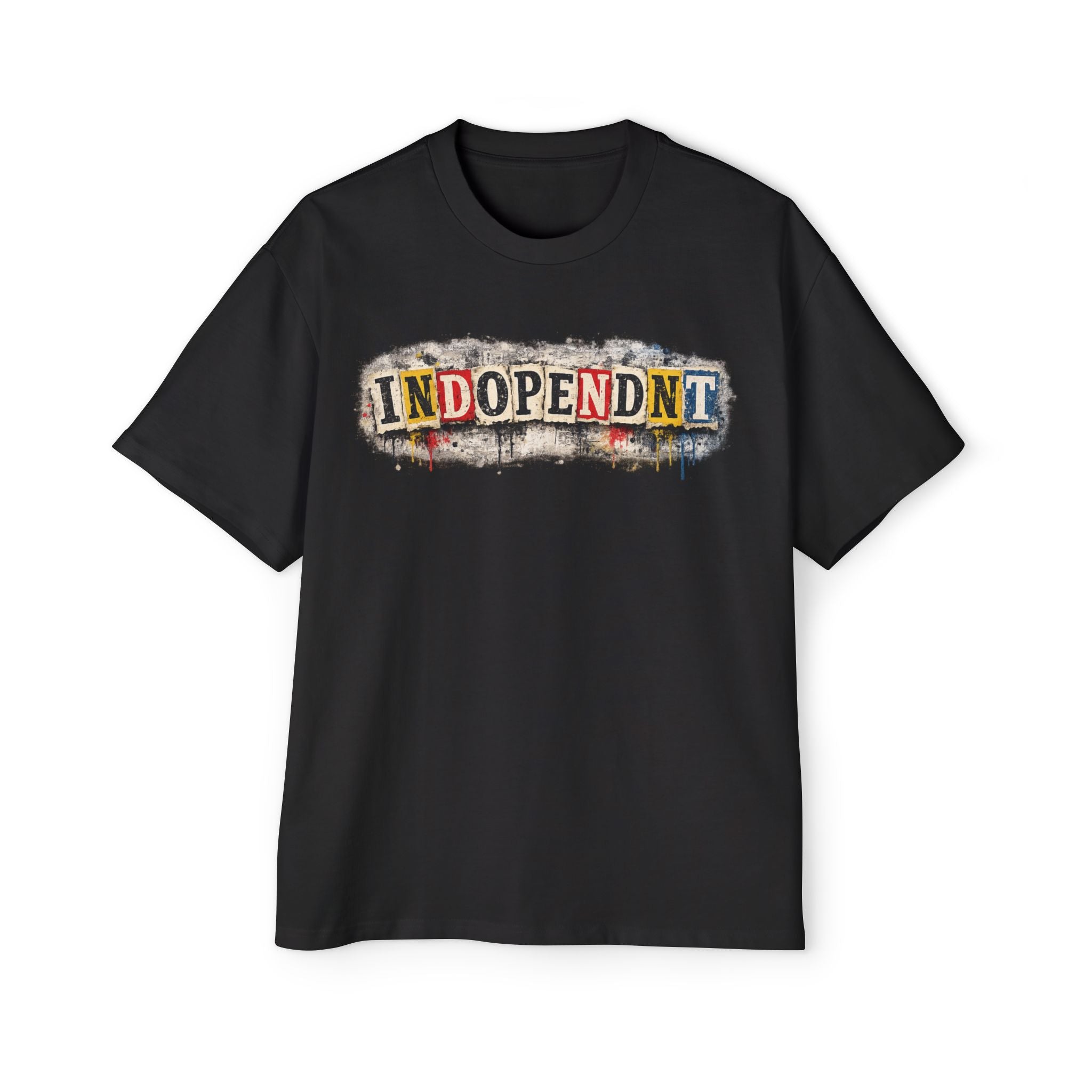 Independent Graphic Tee — Vintage Ransom-Note Streetwear T-Shirt