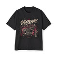 Indopendnt Boombox Graphic Tee — Men's Oversized Retro Music T-Shirt