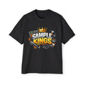 Sample Kings Graphic Tee — Retro DJ Hip-Hop Crown Design
