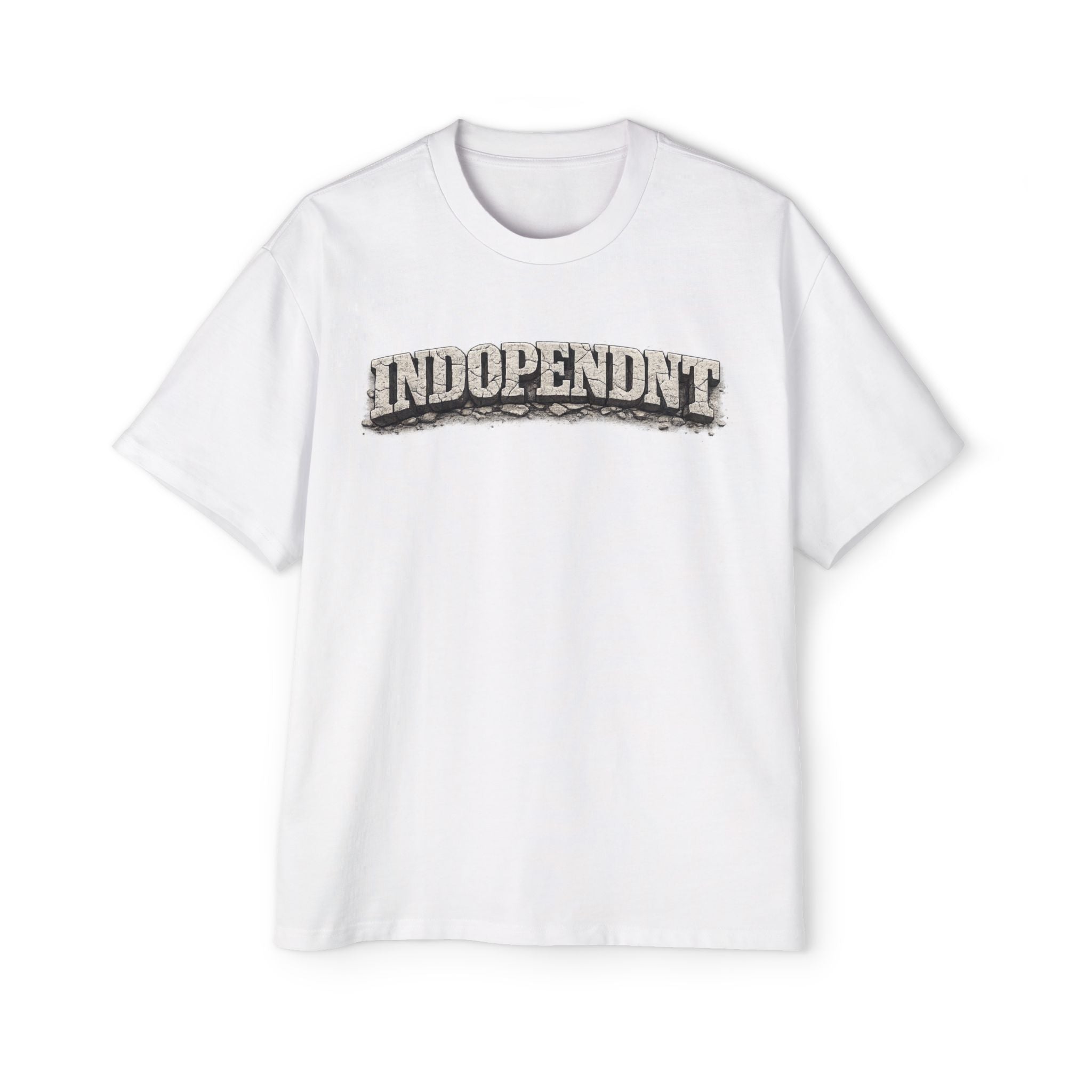 Independent Vintage Logo Tee — Men's Oversized Graphic T-Shirt