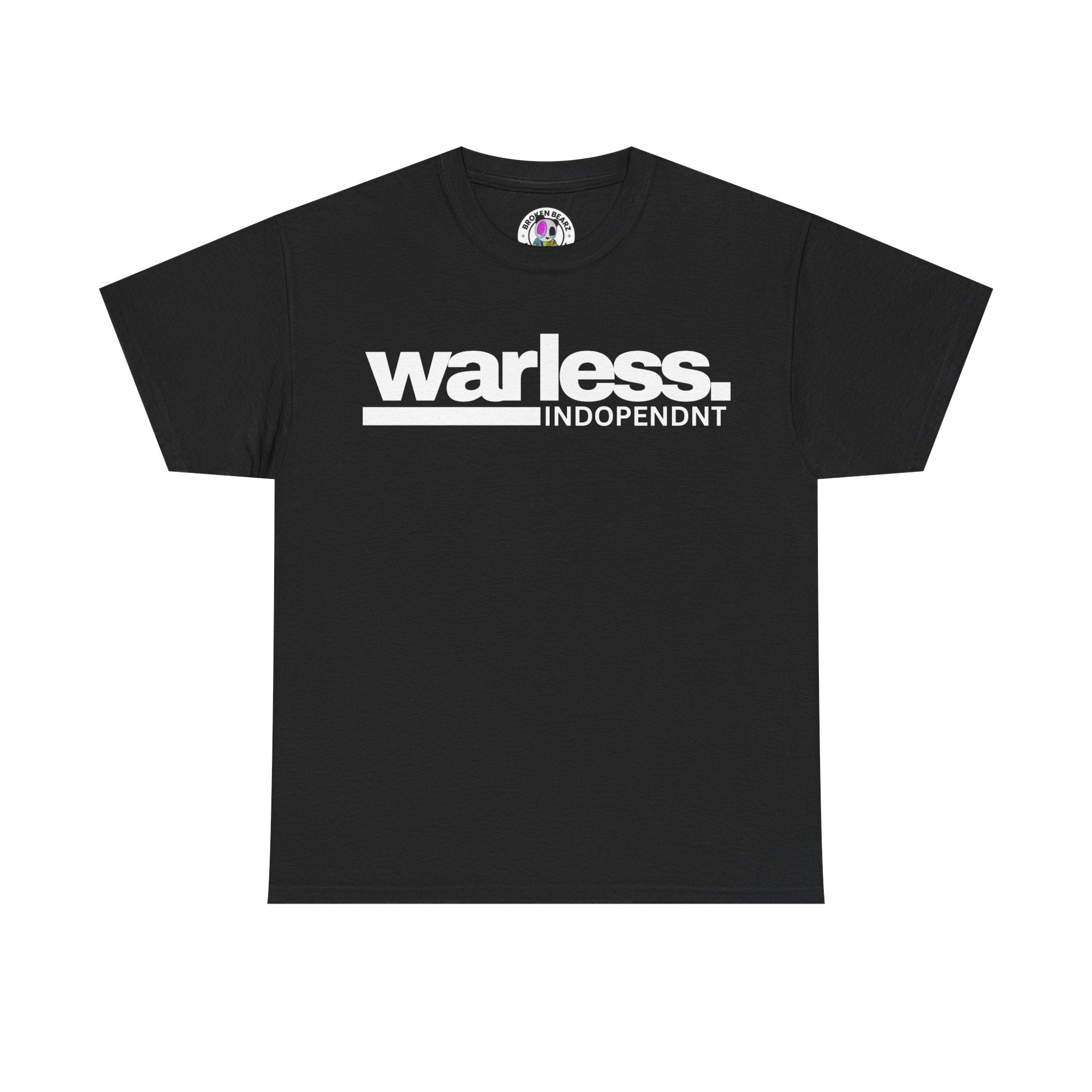 Warless Independent Tee — Bold Minimalist Logo Shirt