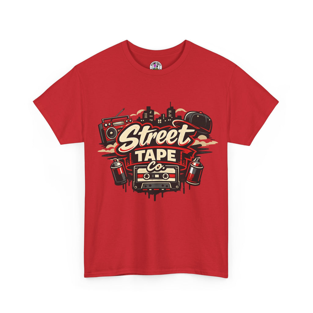Street Tape Co. Graphic Tee – Retro Boombox Cassette Hip Hop T-Shirt