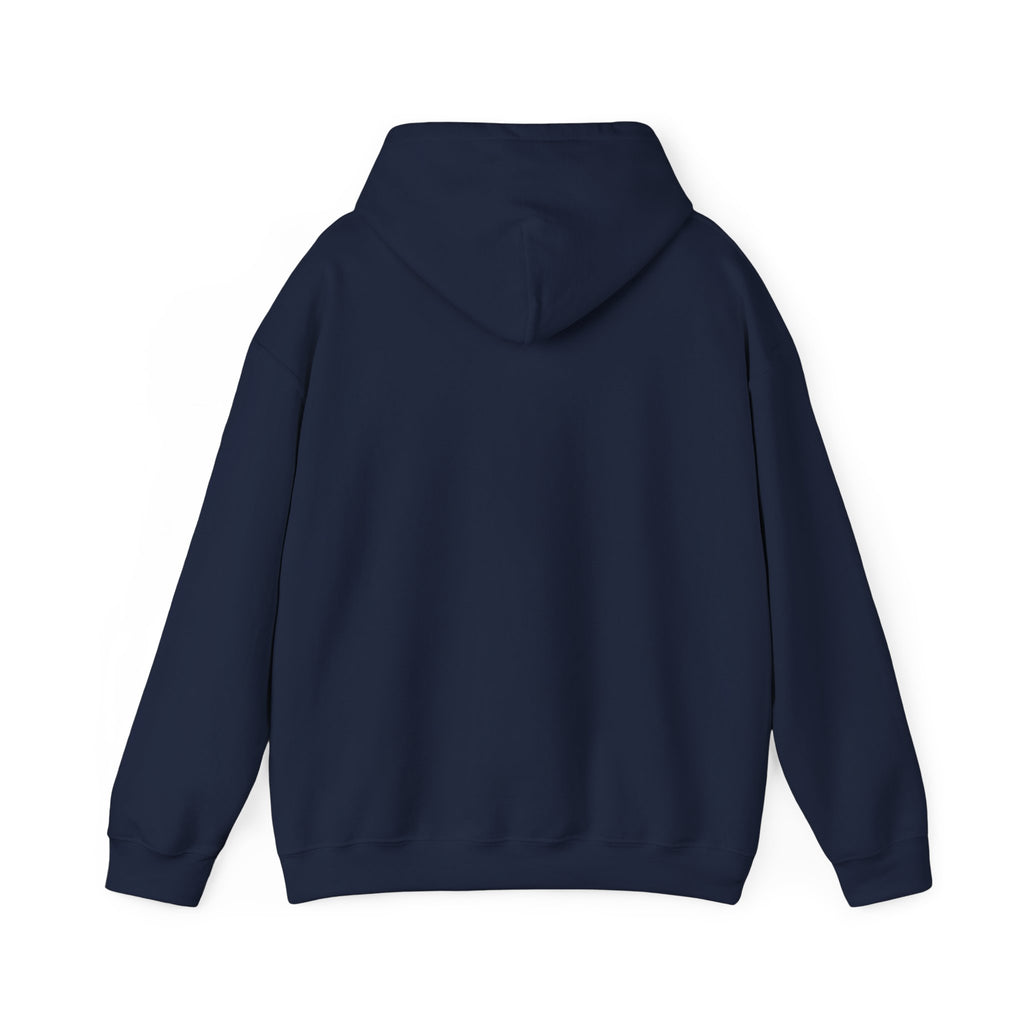 No Press Hoodie – Bold White Logo Pullover