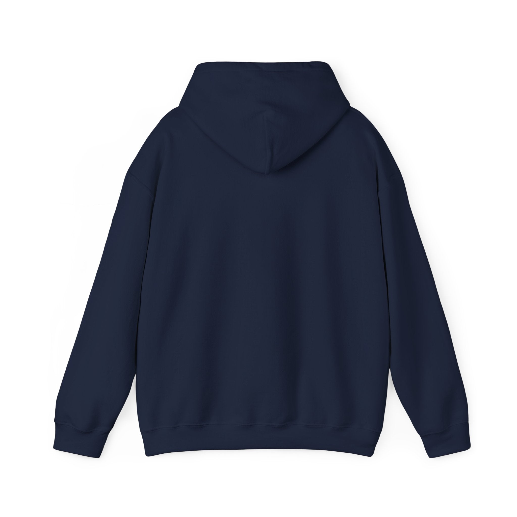 No Press Hoodie – Bold White Logo Pullover