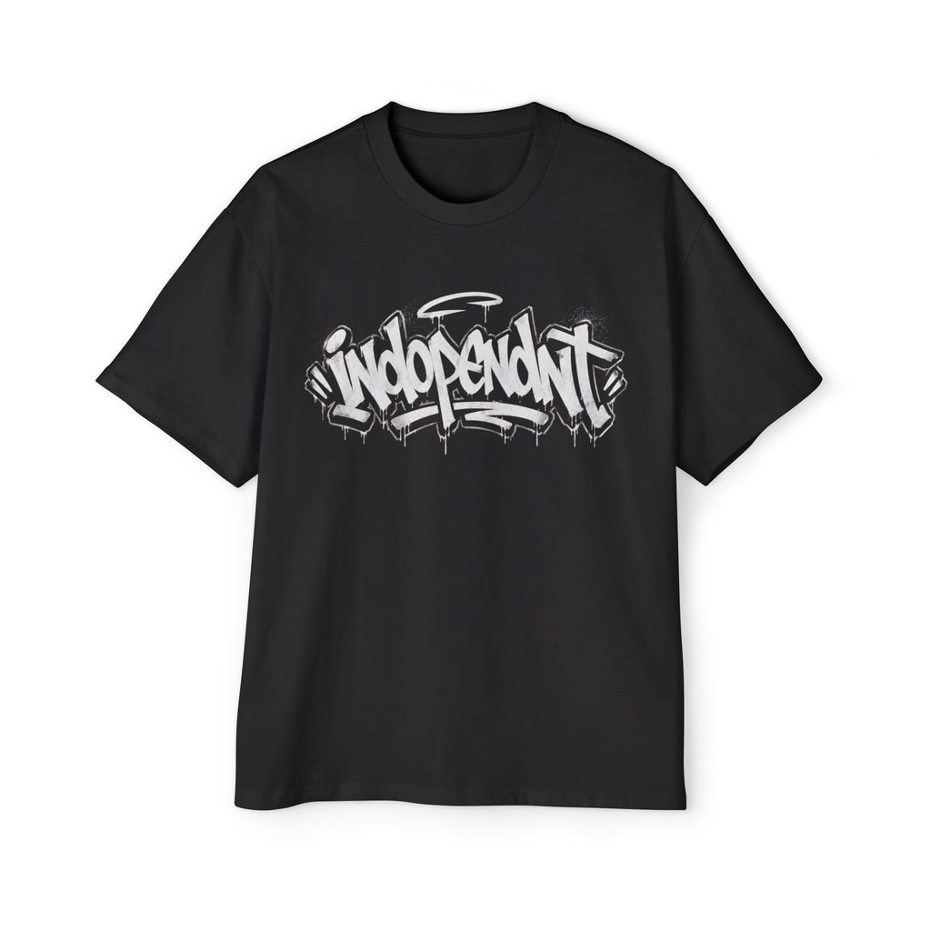 Independent Graffiti Tee — Men's Oversized Streetwear Shirt