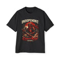 Skull Samurai Tee — "Independent Crimson Ronin Revenge" Graphic Shirt