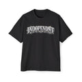 Independent Graphic Tee — Men's Oversized White T-Shirt