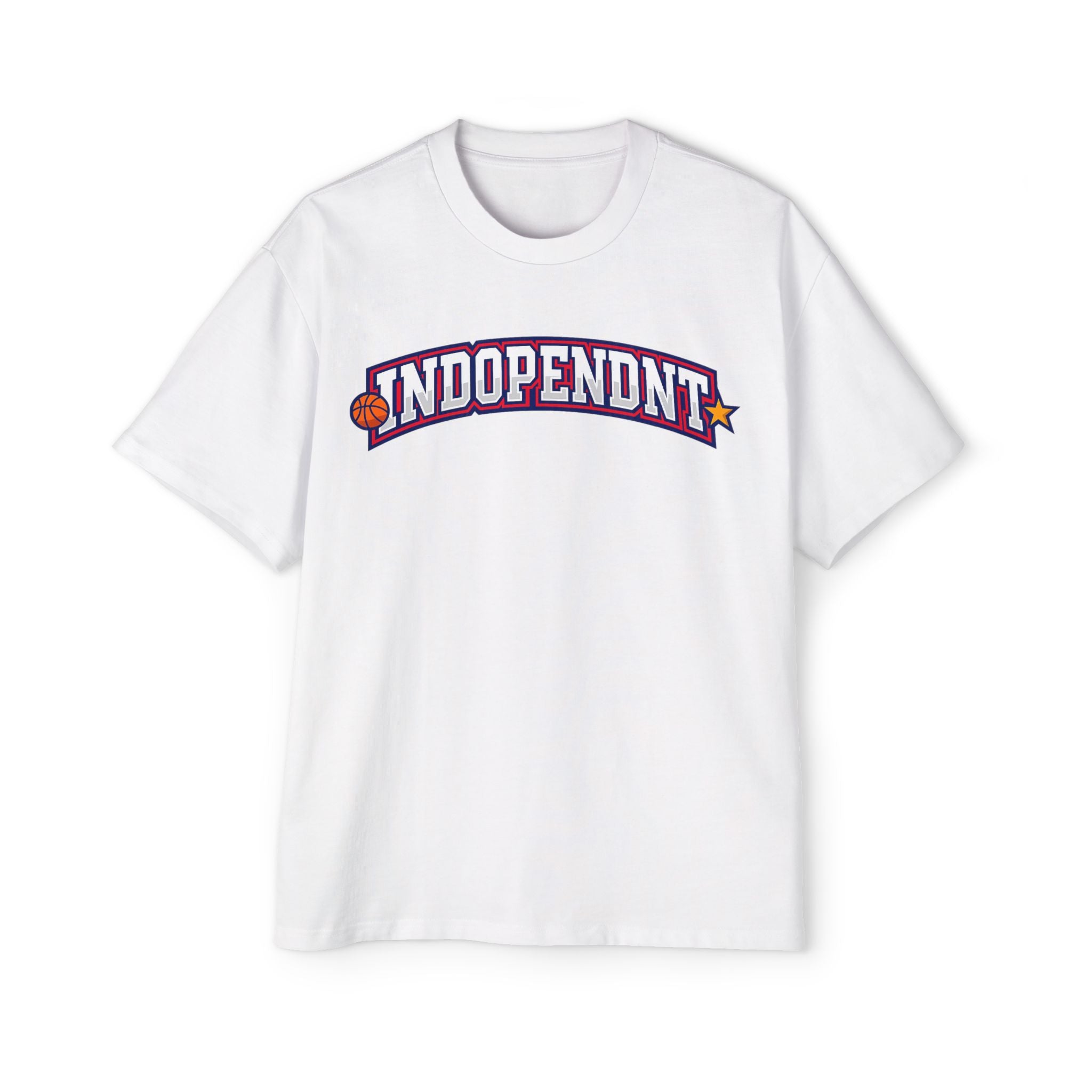 Independent Graphic Tee — Retro Basketball Arch Logo Men's T-Shirt