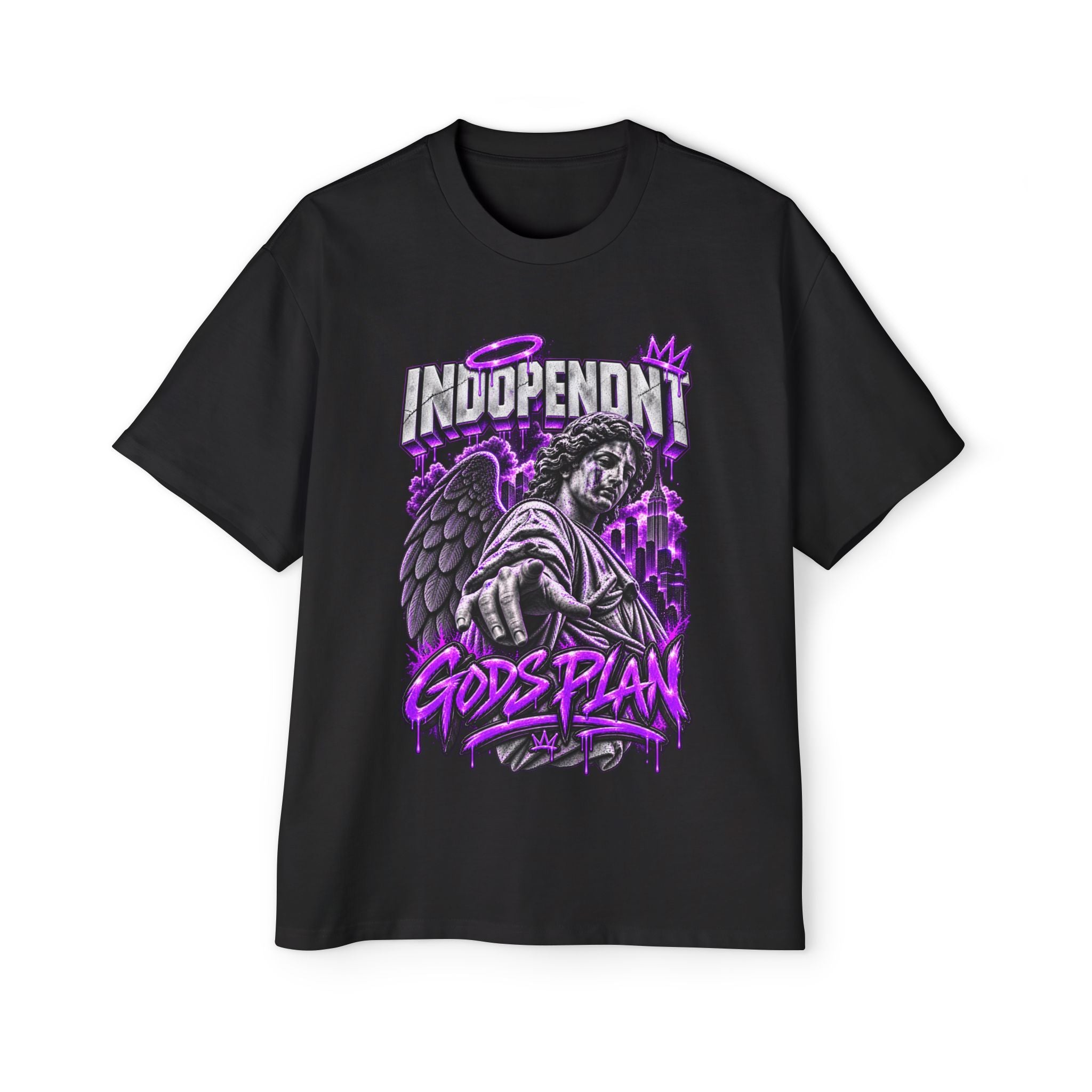 God's Plan Angel Graphic Tee — Indie/Urban Streetwear