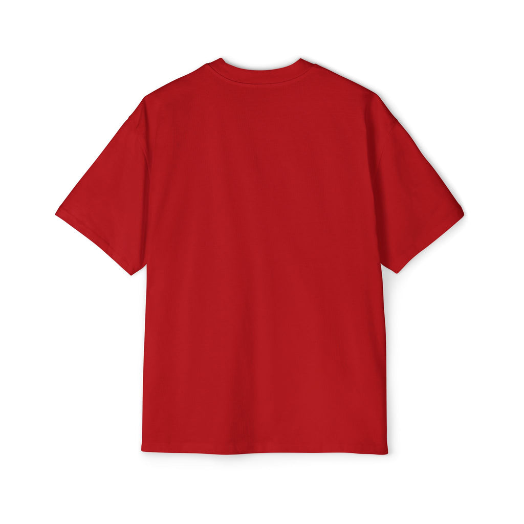 Independnt Script Tee — Retro Yellow & Blue Oversized Men’s T-Shirt