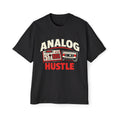 Analog Hustle T-Shirt — Retro Cassette & Drum Machine Graphic Tee