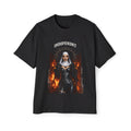 Graphic Tee — "Indopendnt" Fiery Gothic Nun Streetwear