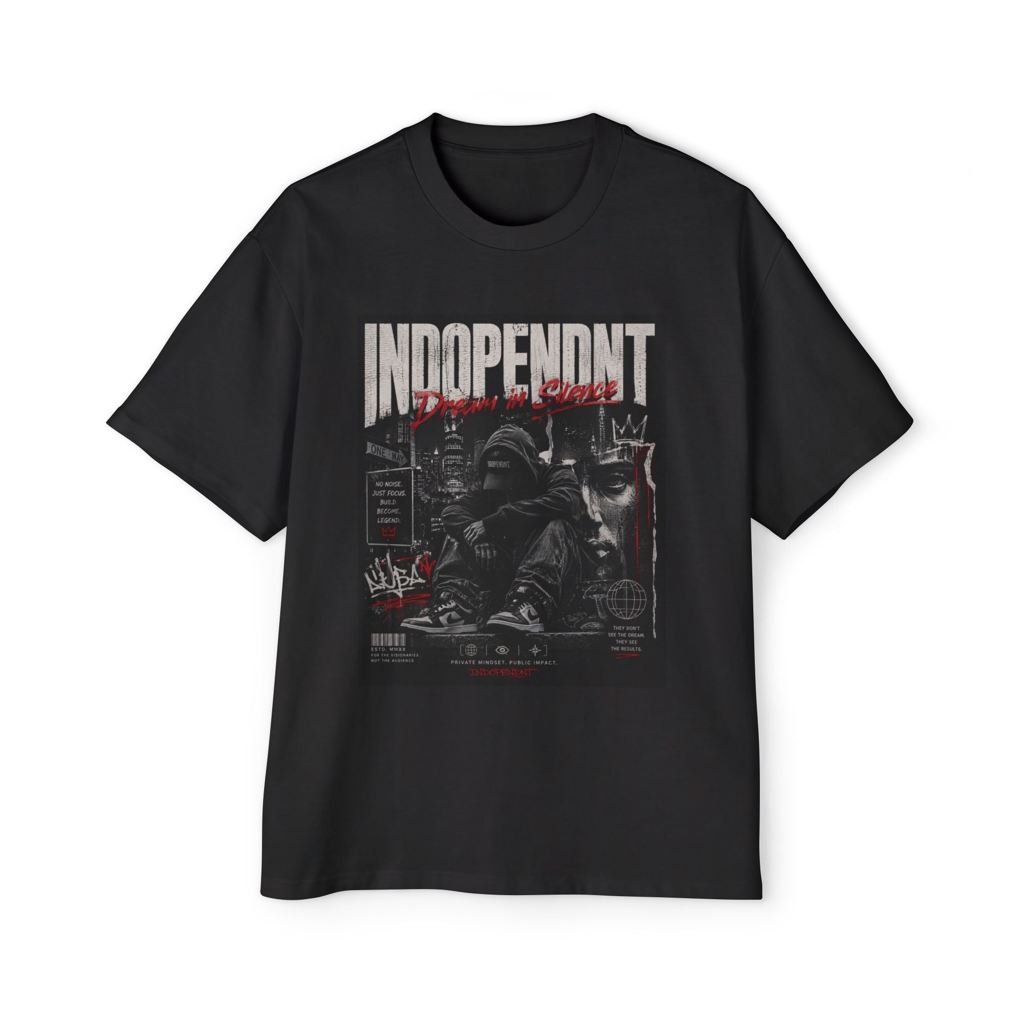 Independent Rebel Graphic Tee — Men’s Oversized Streetwear