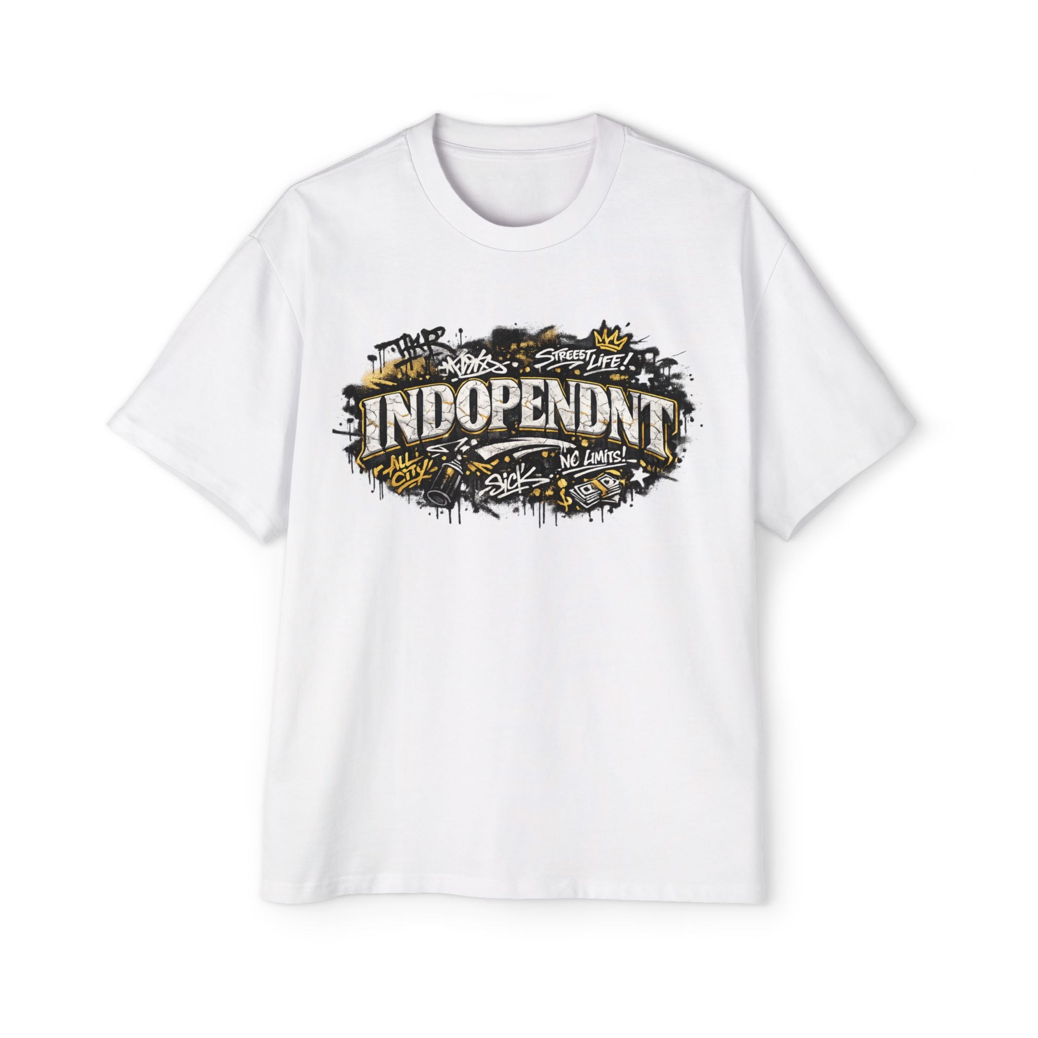 Independent Graphic Tee — Men's Oversized Skate Style T-Shirt