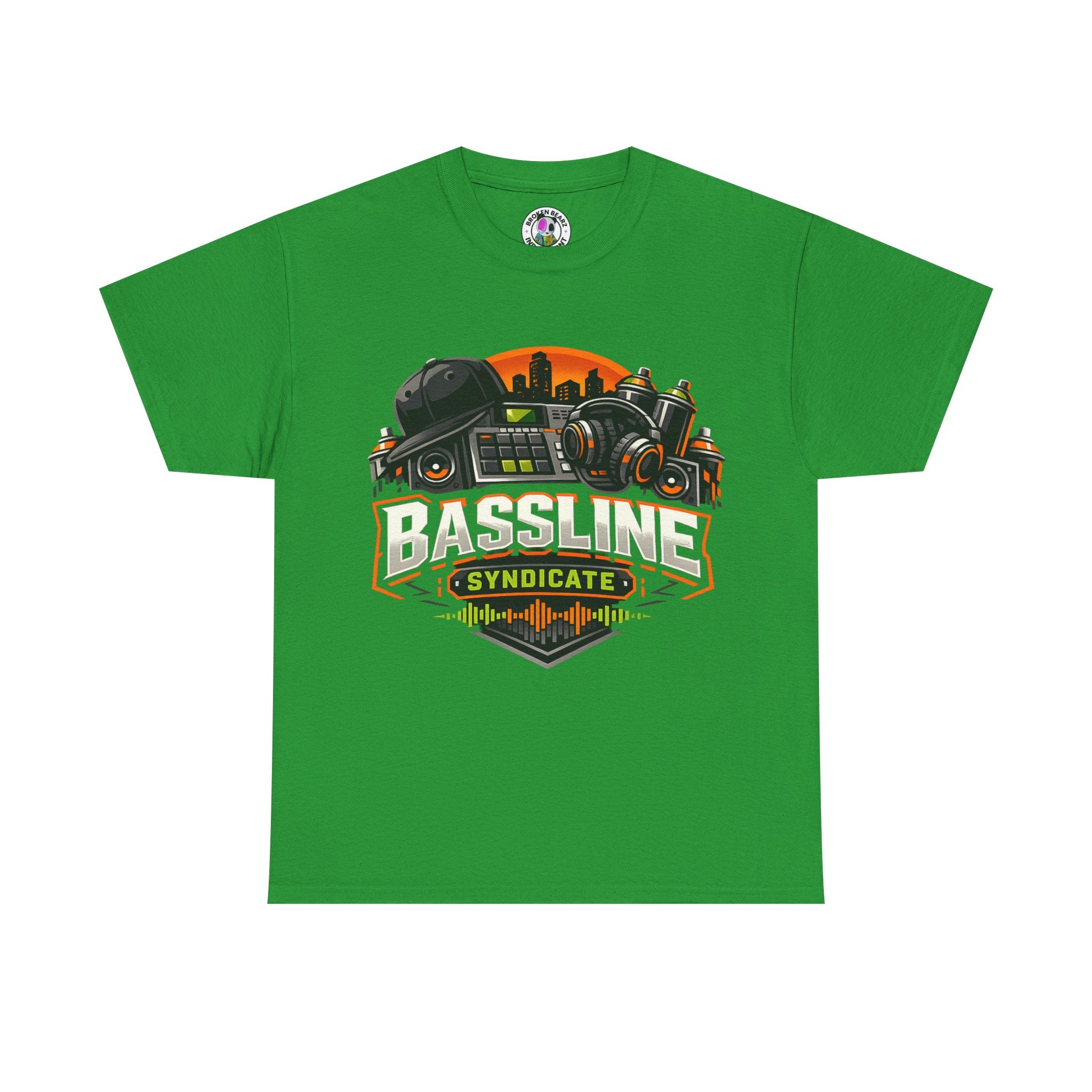 Bassline Syndicate Tee — DJ Bass Music Graphic T-Shirt