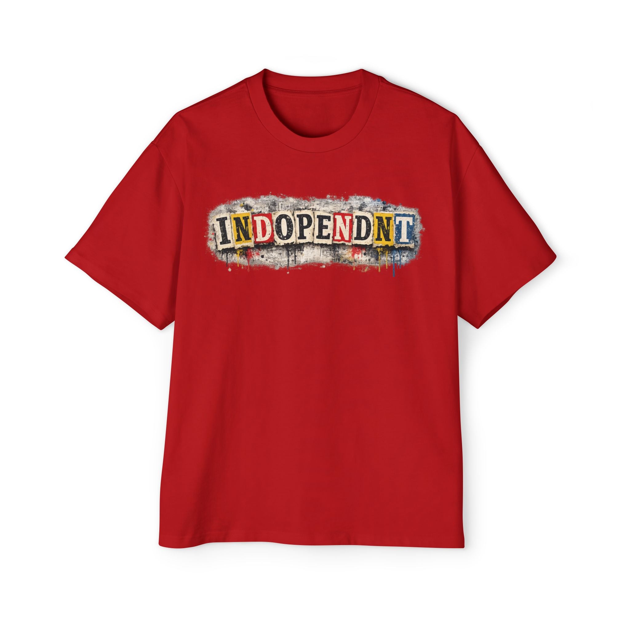 Independent Graphic Tee — Vintage Ransom-Note Streetwear T-Shirt