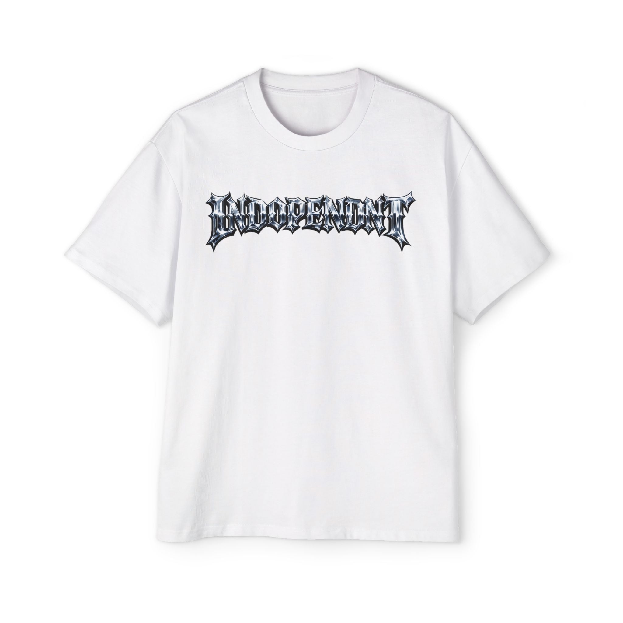 Graphic Tee - Heavy Oversized “Independent” Gothic Logo Shirt