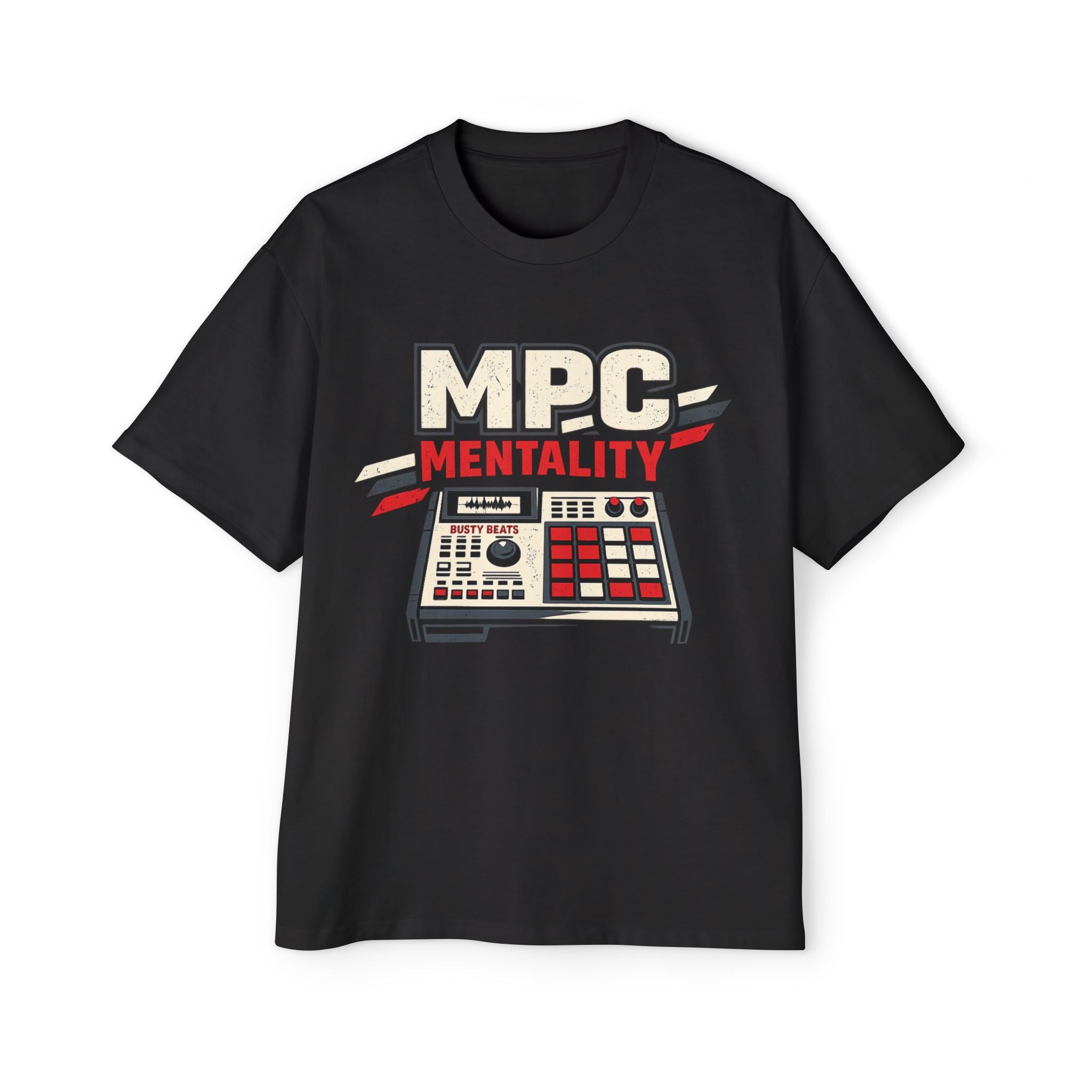 MPC Mentality Tee — Vintage Drum Machine Graphic T-Shirt for Beatmakers