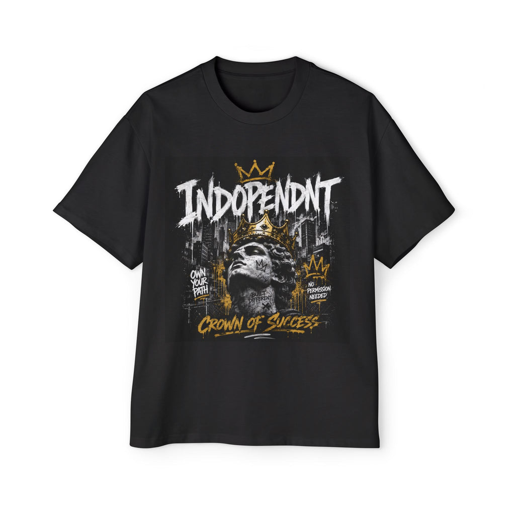 Independent Crown Tee — Men's Graphic Oversized Streetwear