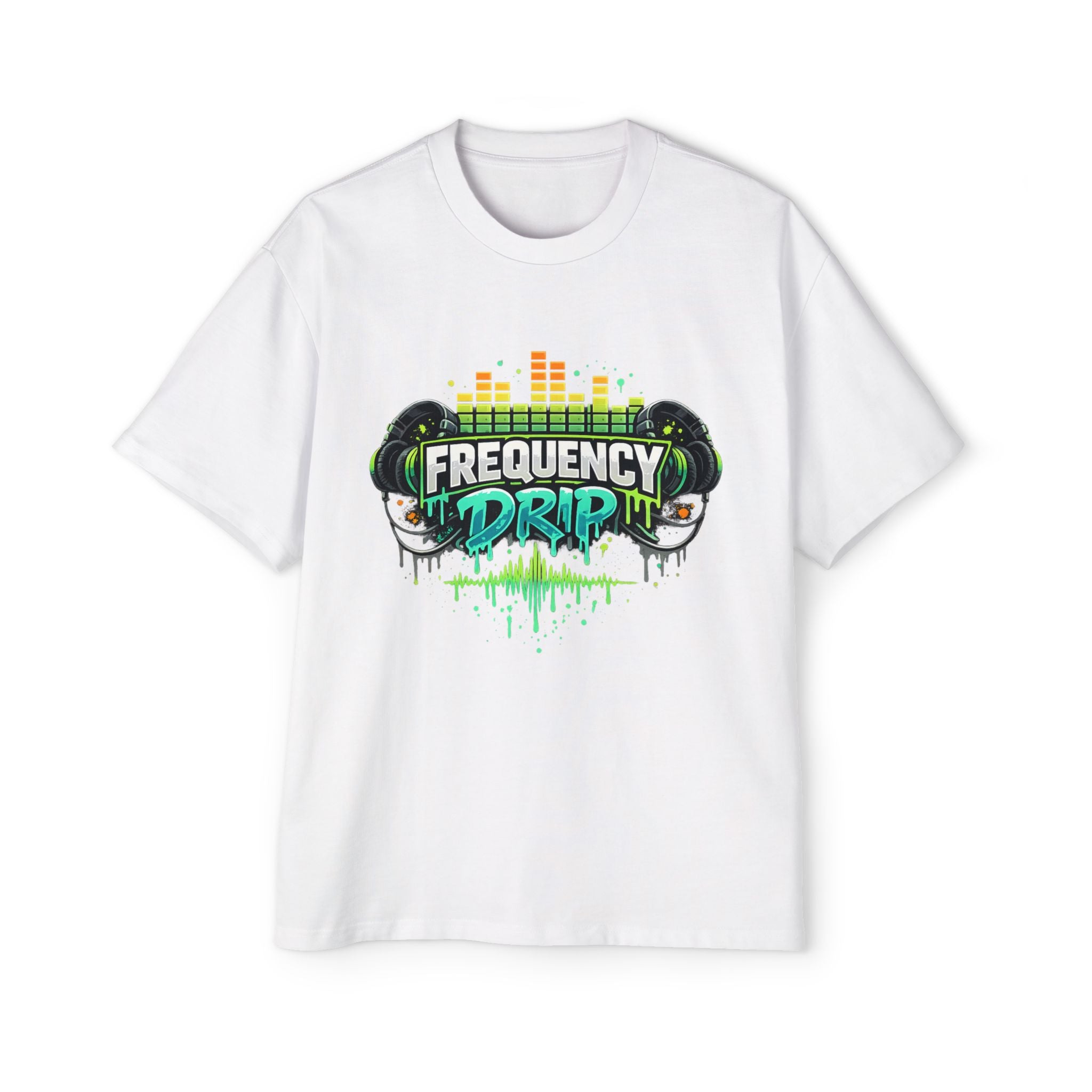 Frequency Drip Tee — Urban DJ Graphic T-Shirt