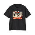 Loop Supply Tee — Retro DJ Turntable & Drum Machine Graphic T-Shirt