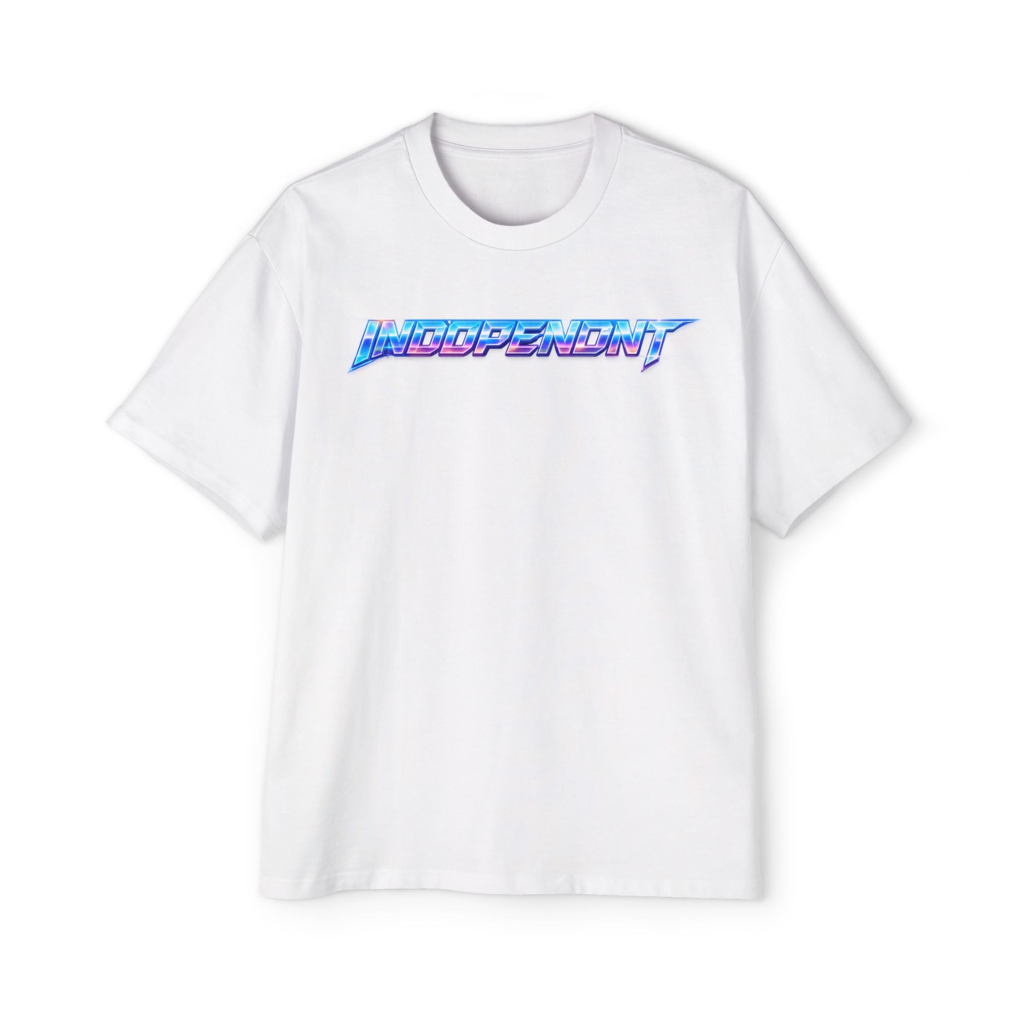 Retro Vaporwave Logo Tee — "NEOPRESENT" Graphic T-Shirt