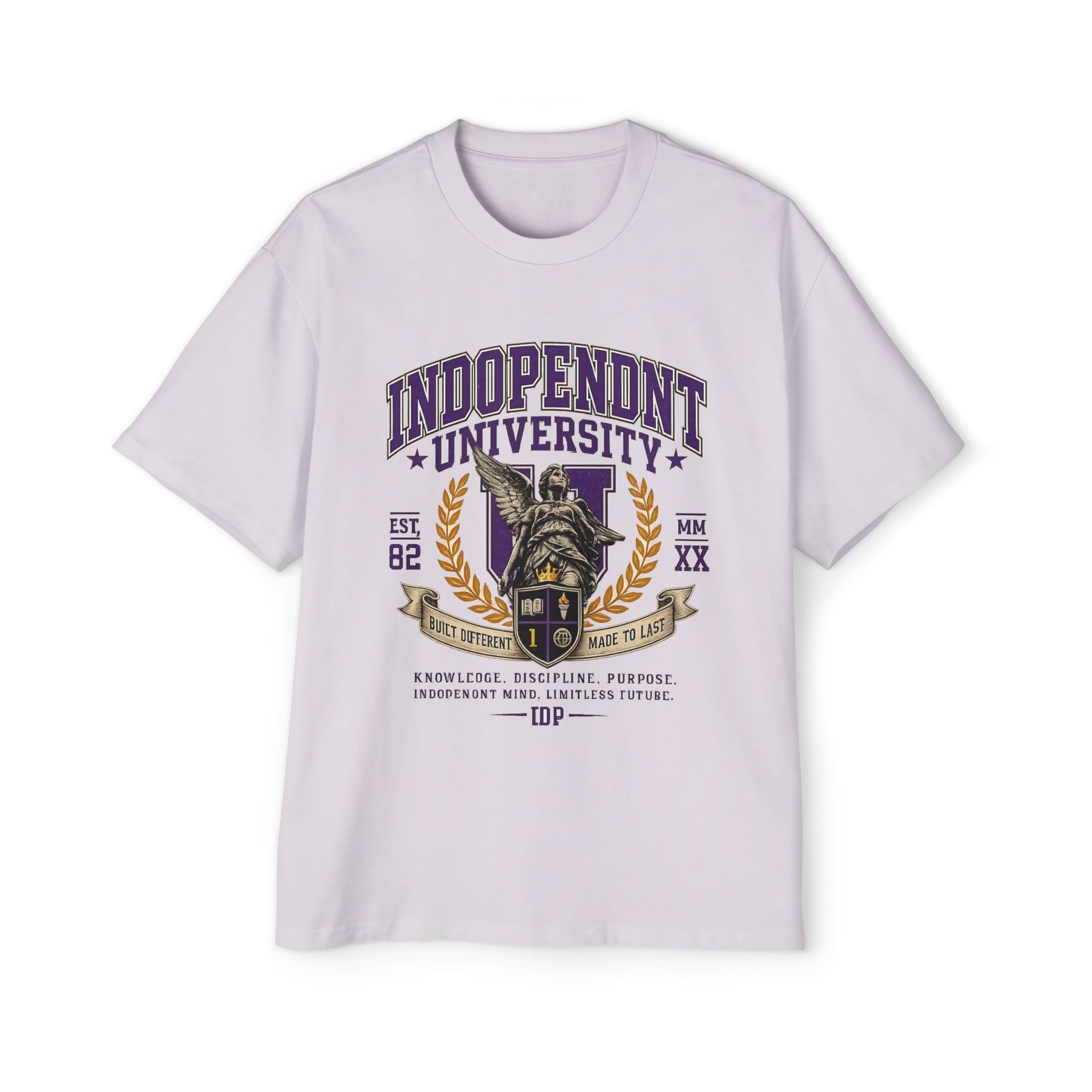 Independent University Graphic Tee — Vintage Collegiate Oversized Men's T-Shirt