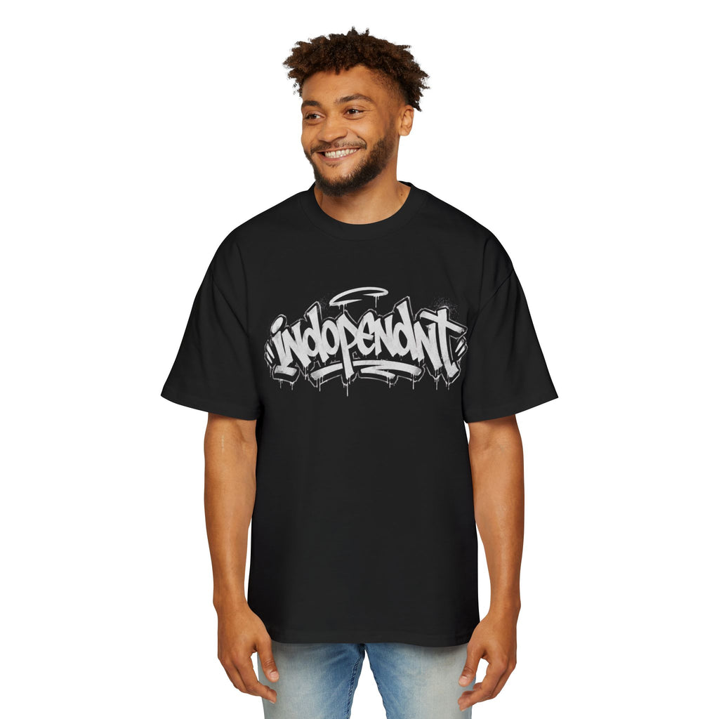 Independent Graffiti Tee — Men's Oversized Streetwear Shirt
