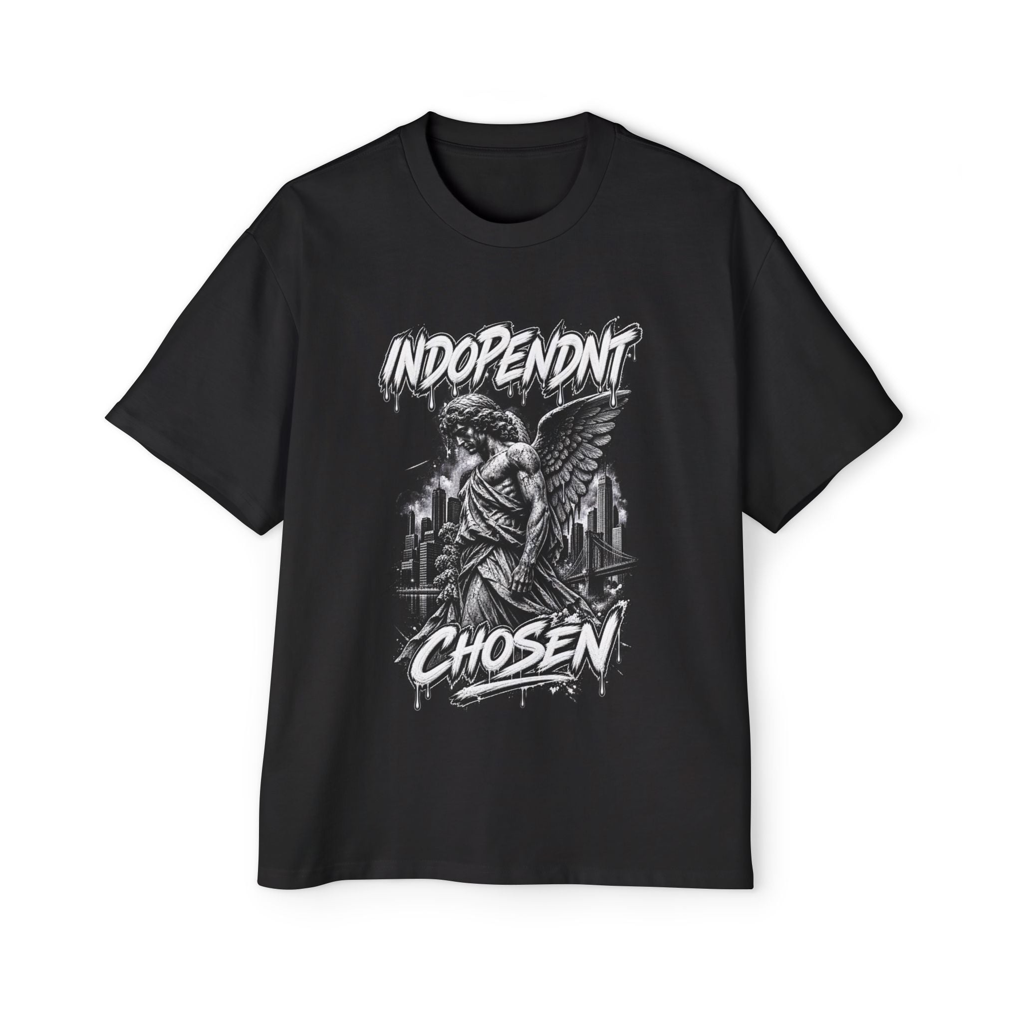 Graphic Tee — 'Independent Chosen' Angel Streetwear T-Shirt