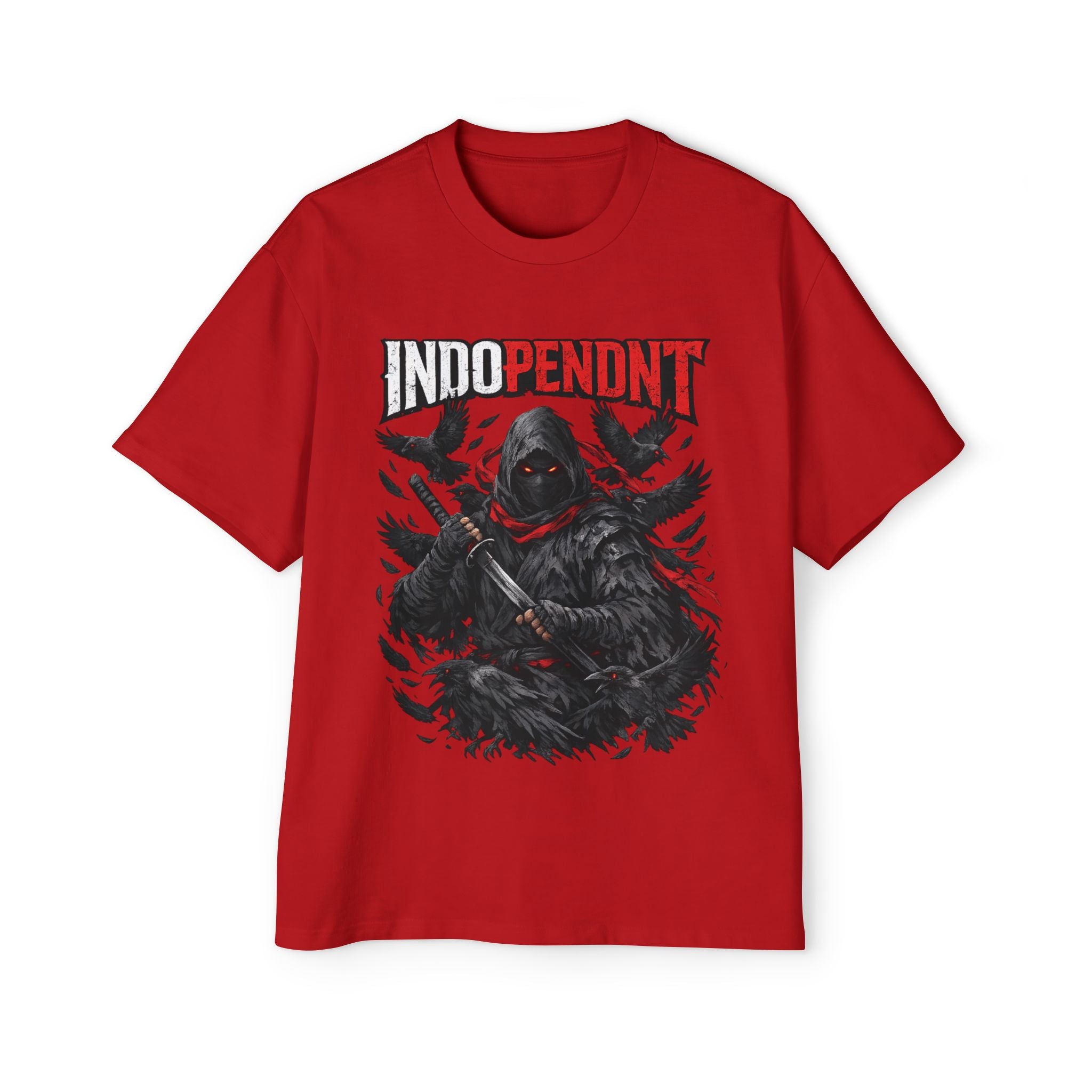 IndoPendent Grim Reaper Graphic Tee — Men's Oversized Streetwear