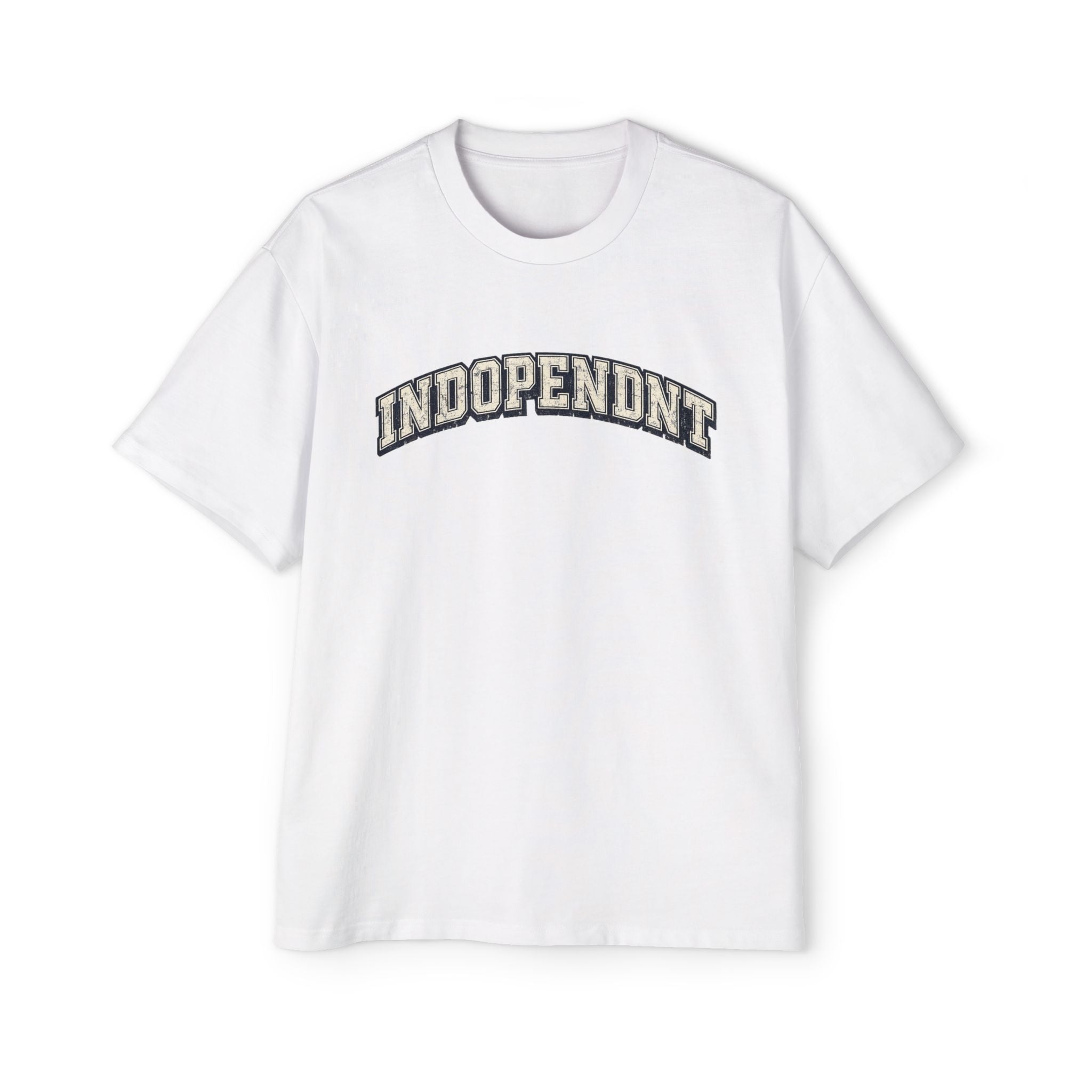 Indopendnt Arch Logo Tee — Vintage Collegiate Graphic T-Shirt