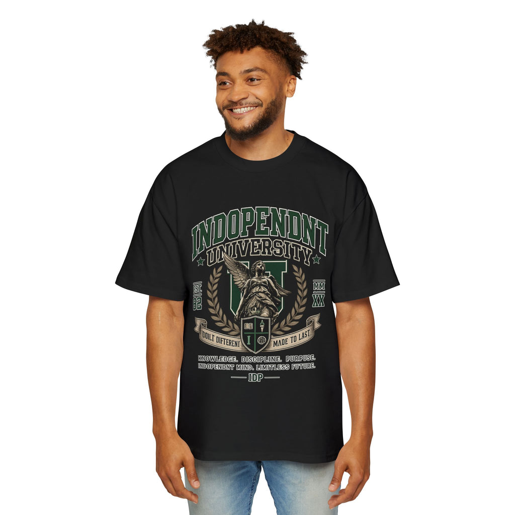Independent University Graphic Tee — Classic Collegiate Crest T‑Shirt