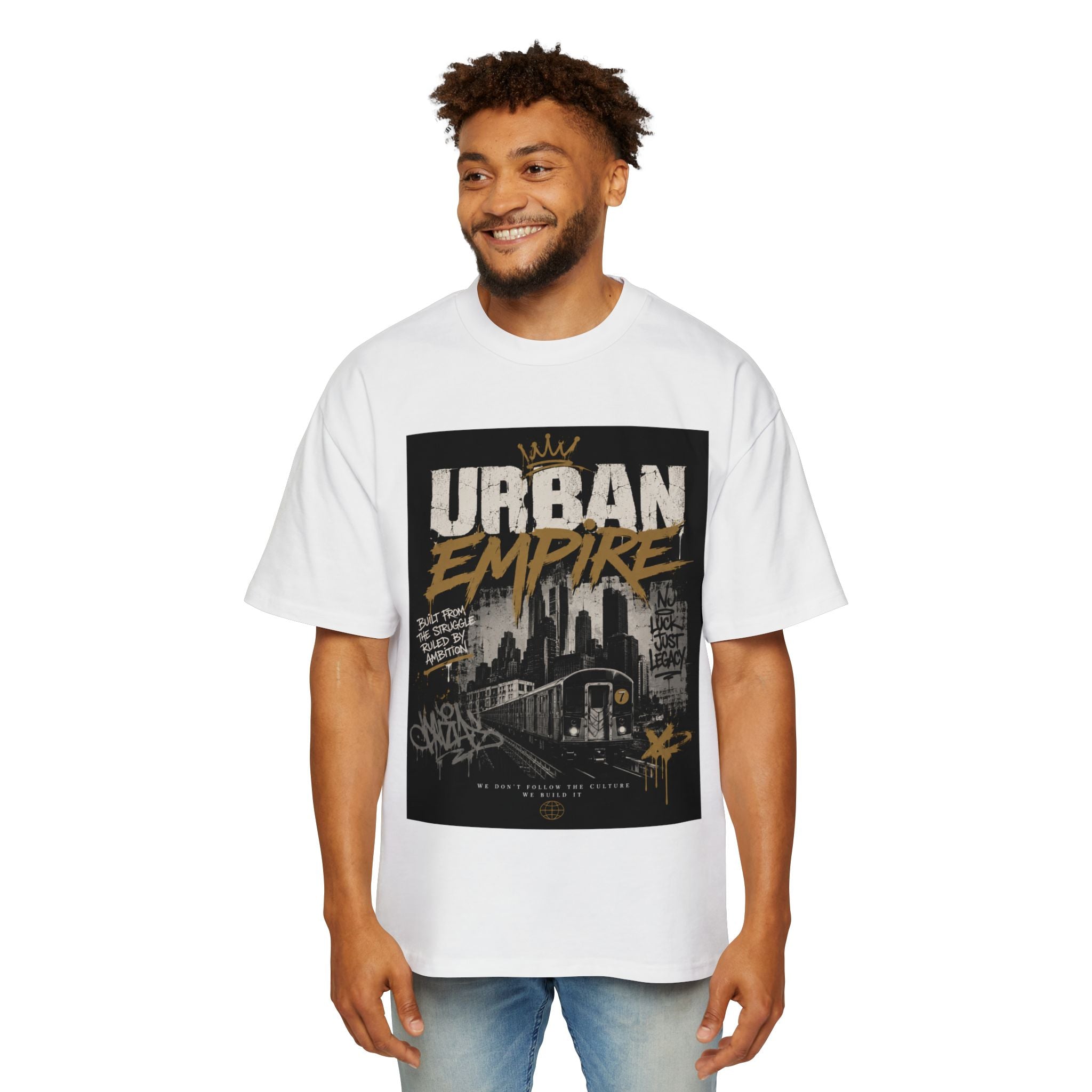 Urban Empire Graphic Tee — Men’s Oversized Streetwear T-Shirt
