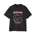 Cyber Ninja Graphic Tee — "Independent" Skull Samurai T-Shirt