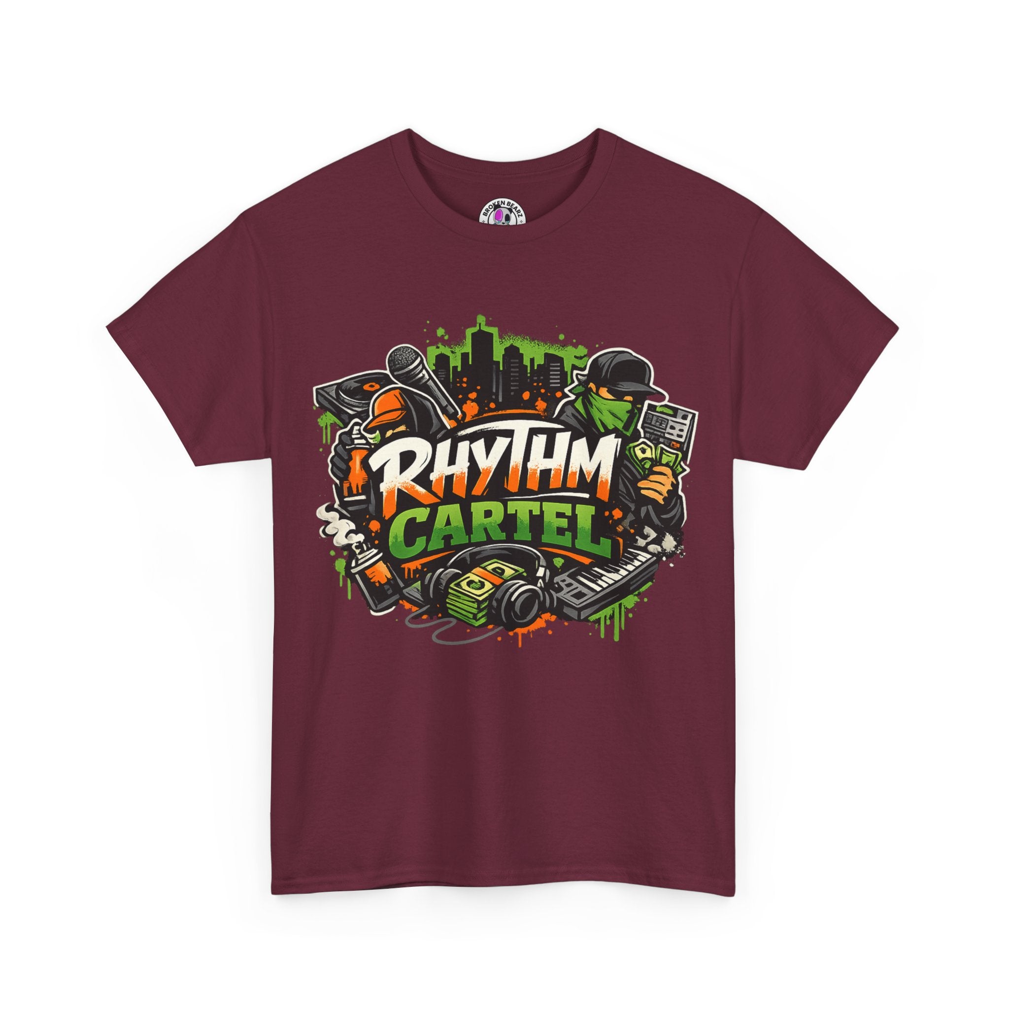 Rhythm Cartel Graphic Tee — DJ Streetwear Hip Hop Music T-Shirt