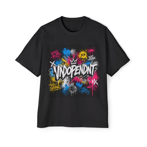Graffiti 'Independent' Oversized Tee