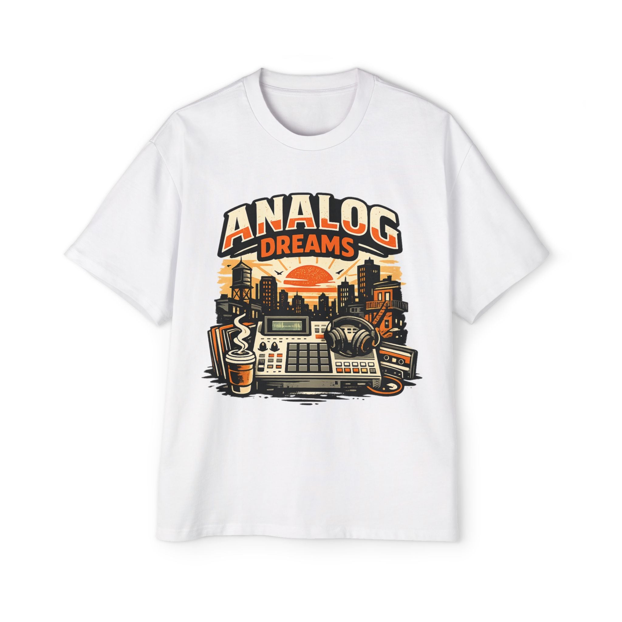 Analog Dreams Tee — Vintage Music Producer Graphic T-Shirt
