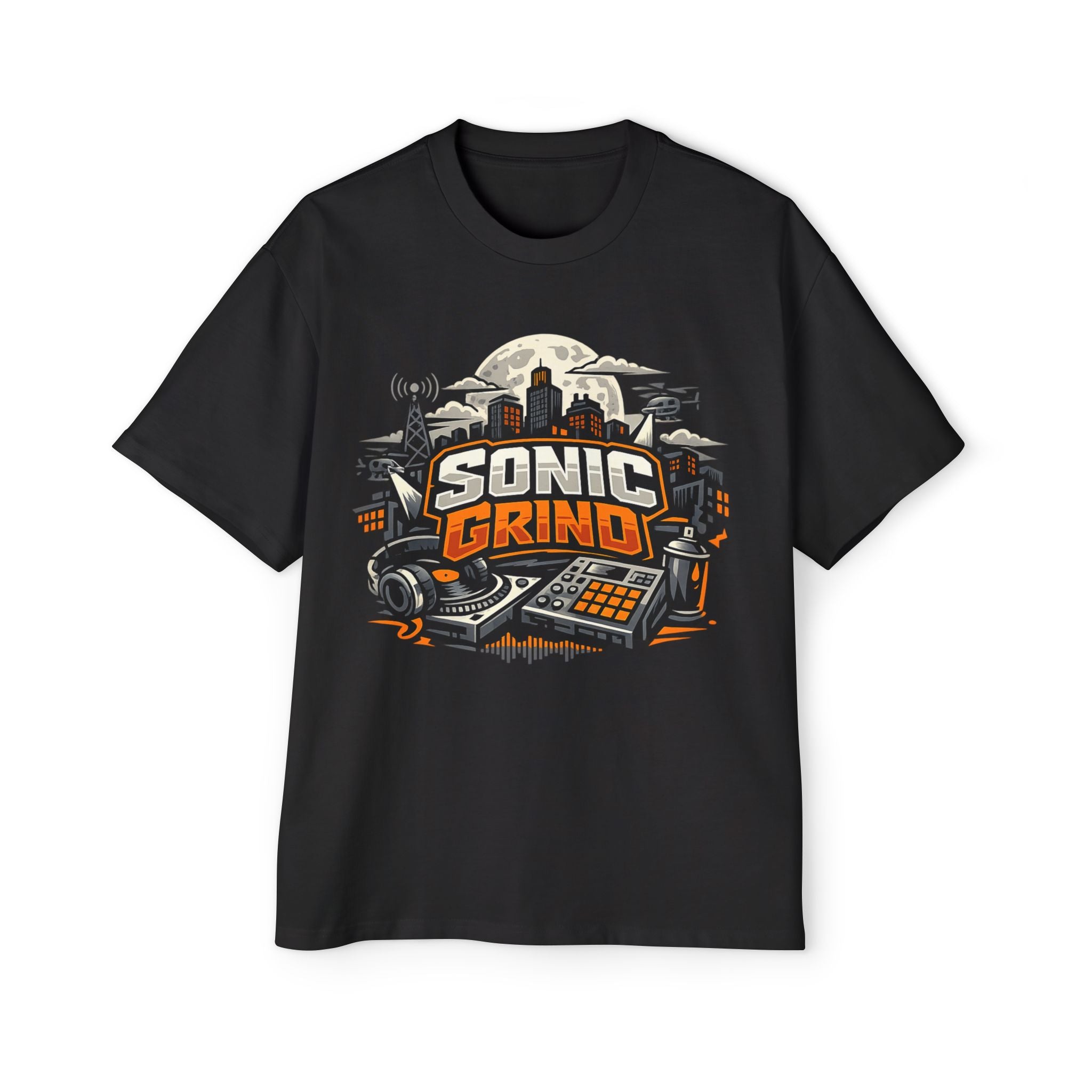 Sonic Grind Graphic Tee — DJ Music Producer Streetwear