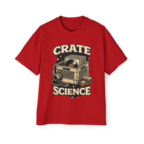 Crate Science Vintage Vinyl T-Shirt — DJ Record Collector Tee