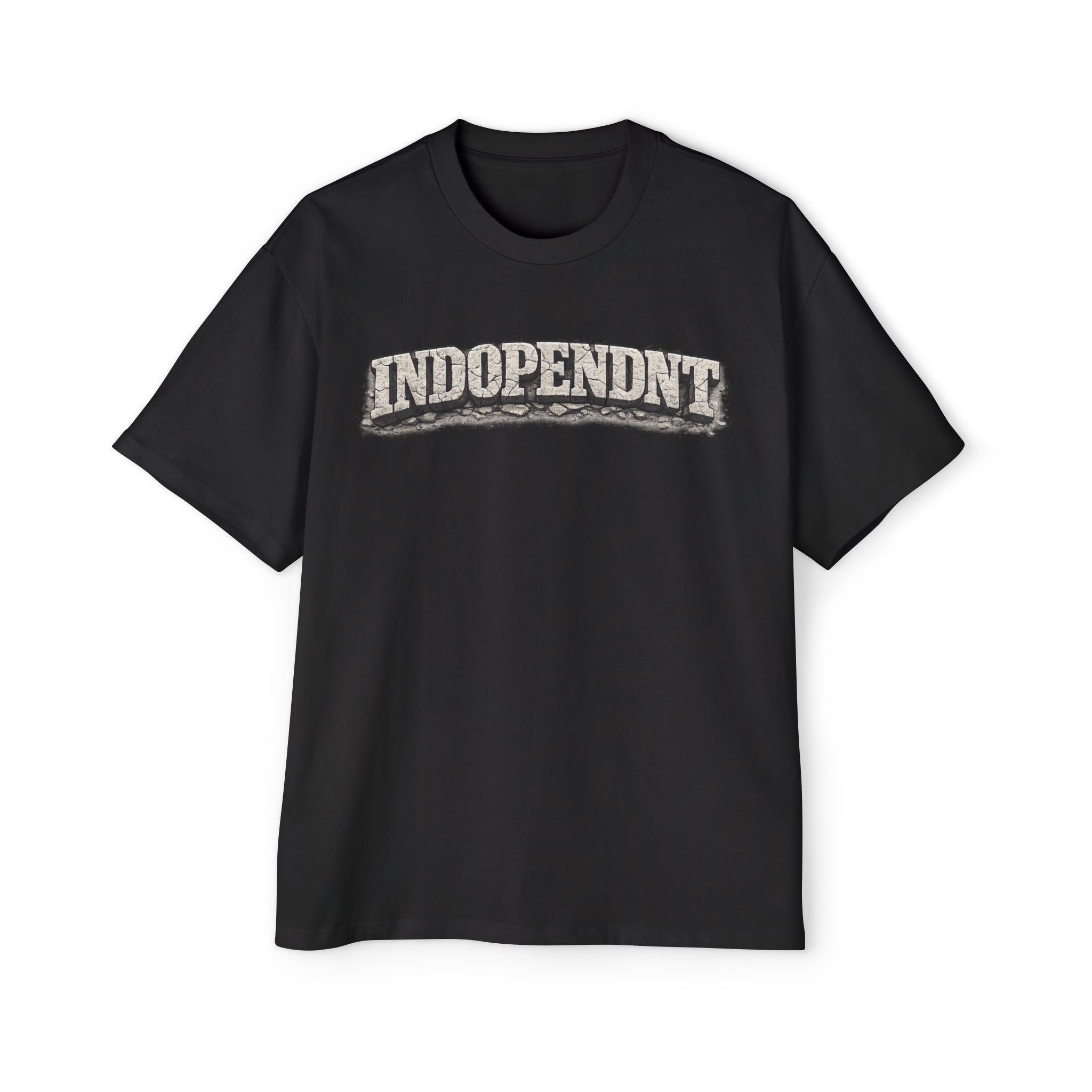 Independent Vintage Logo Tee — Men's Oversized Graphic T-Shirt