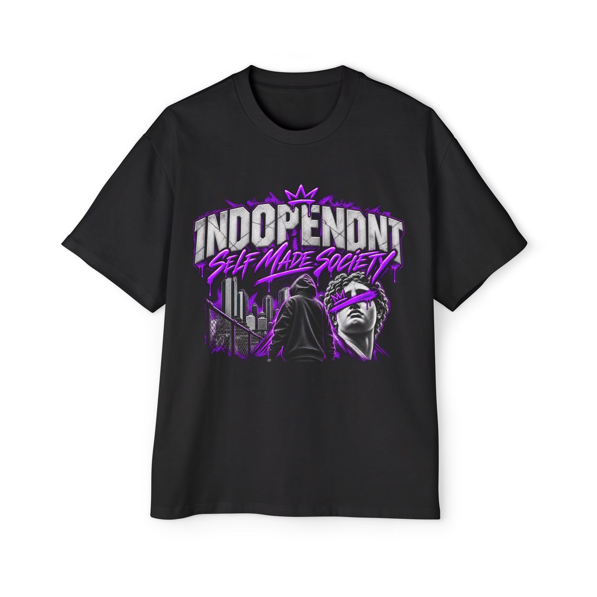 Indopendnt Self Made Society Tee — Men’s Graphic Oversized T-Shirt