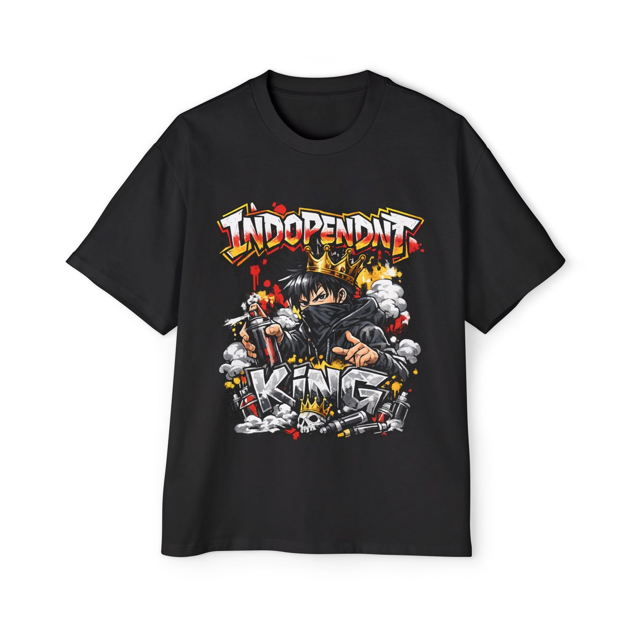 Independent King Graphic Tee — Men's Oversized Streetwear