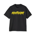 Independnt Graffiti Tee — Men's Oversized White T-Shirt