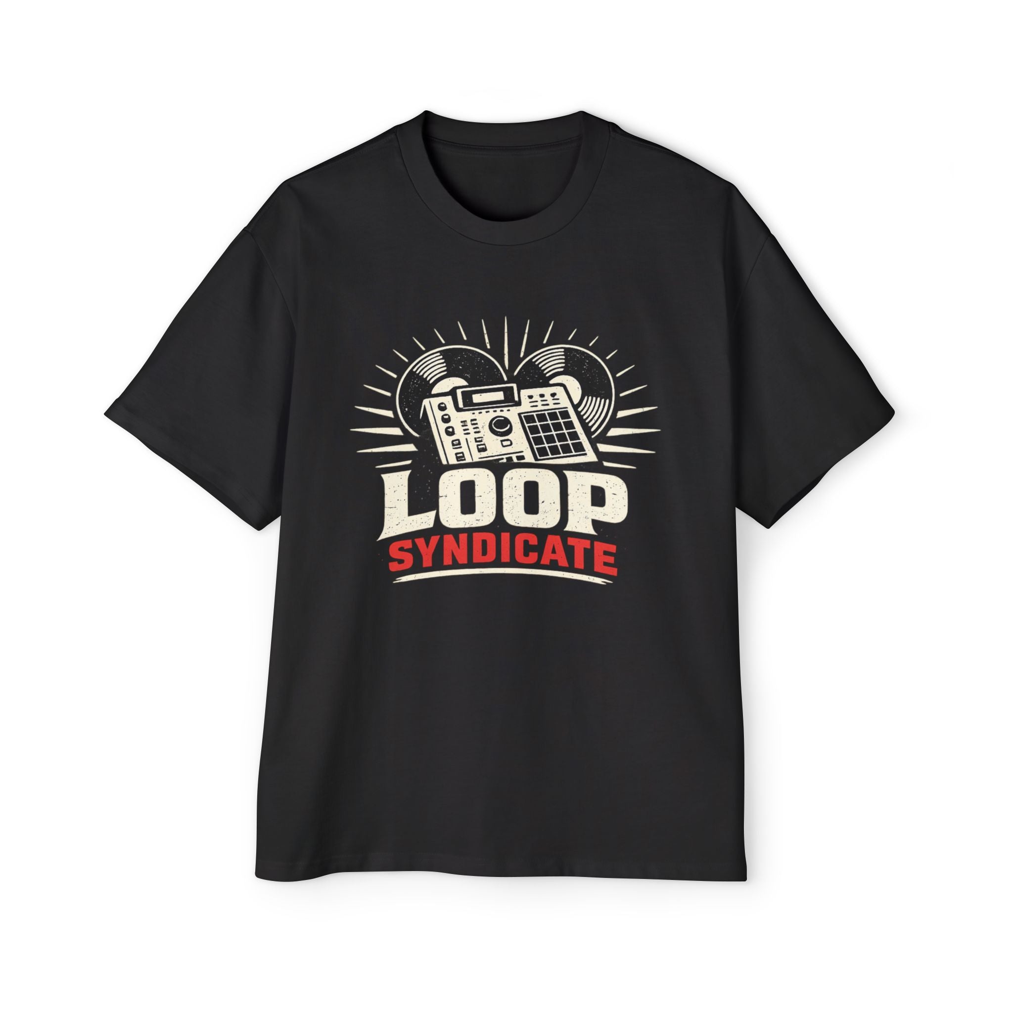 Loop Syndicate Tee — Vintage Drum Machine Music Producer T‑Shirt